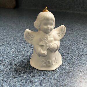 Christmas Goebel Angel Bell Ornament 2001